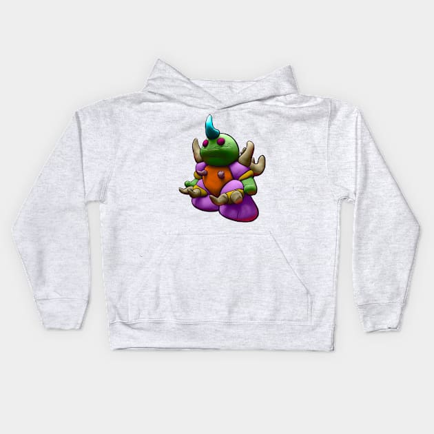 King googly Kids Hoodie by JasonSutton